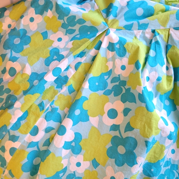 Vintage | retro floral print dress - Picture 9 of 12